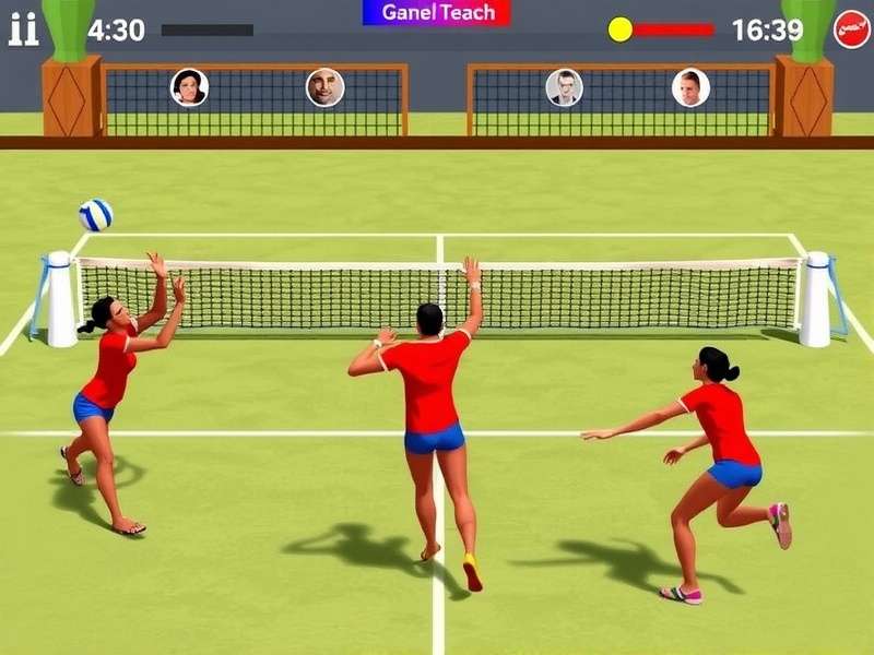 Bollywood Volley Aces Game Screenshot